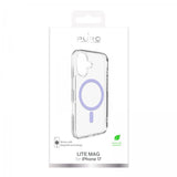 Puro iPhone 17 Deksel Lite Mag Transparent Lavendel