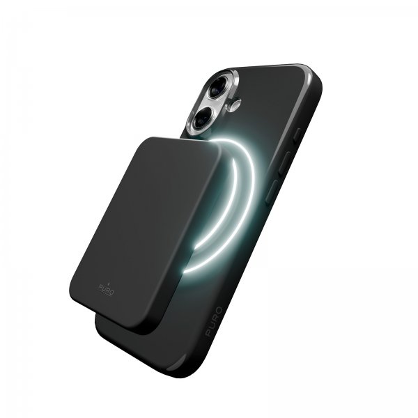 Puro iPhone 17 Deksel Pulse MagSafe Svart