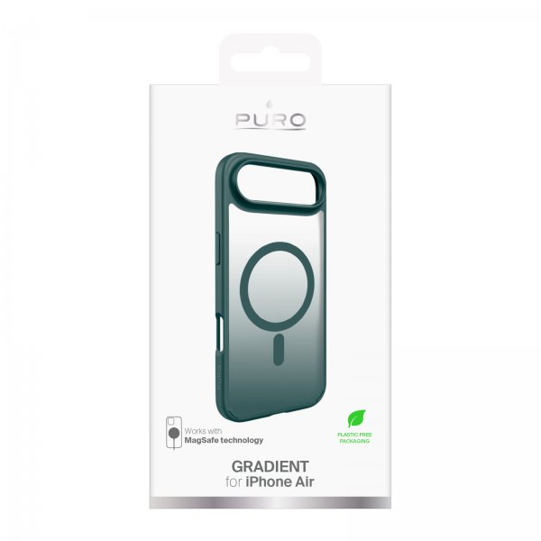 Puro iPhone Air Deksel Gradient Grønn