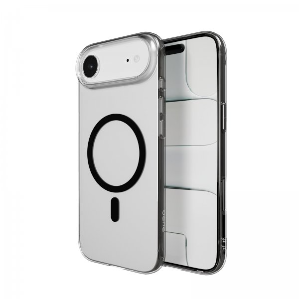 Puro iPhone Air Deksel Lite Mag Transparent Svart