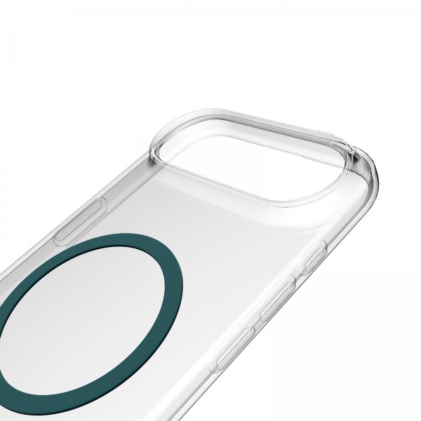 Puro iPhone Air Deksel Lite Mag Transparent Grønn