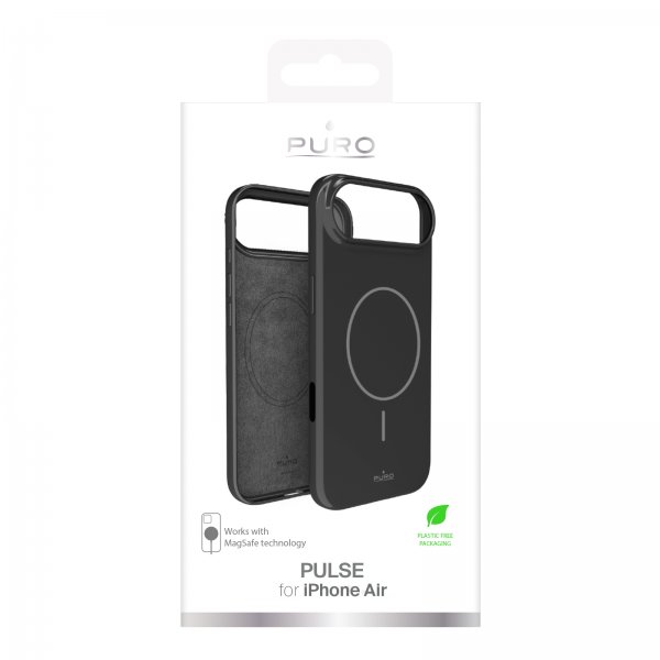 Puro iPhone Air Deksel Pulse MagSafe Svart