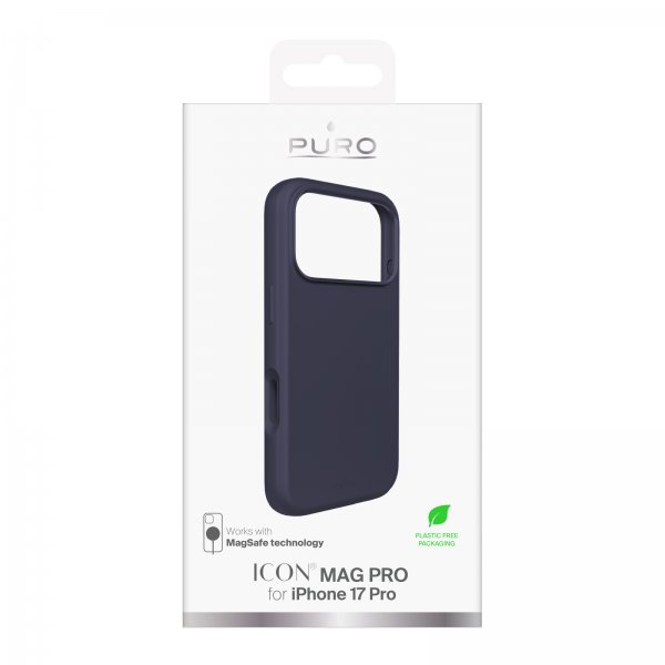Puro iPhone 17 Pro Deksel ICON Mag Pro Crown Blue