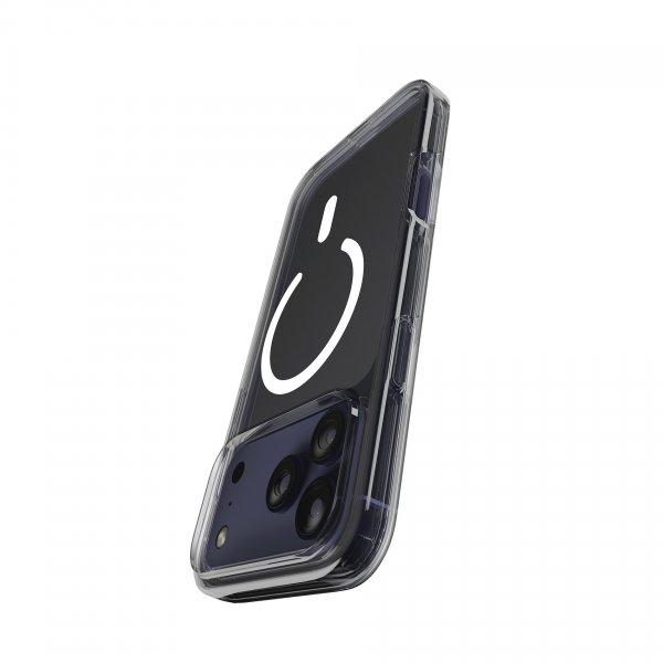 Puro iPhone 17 Pro Deksel Impact Clear D3O MagSafe Transparent