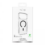 Puro iPhone 17 Pro Deksel Lite Mag Transparent Svart