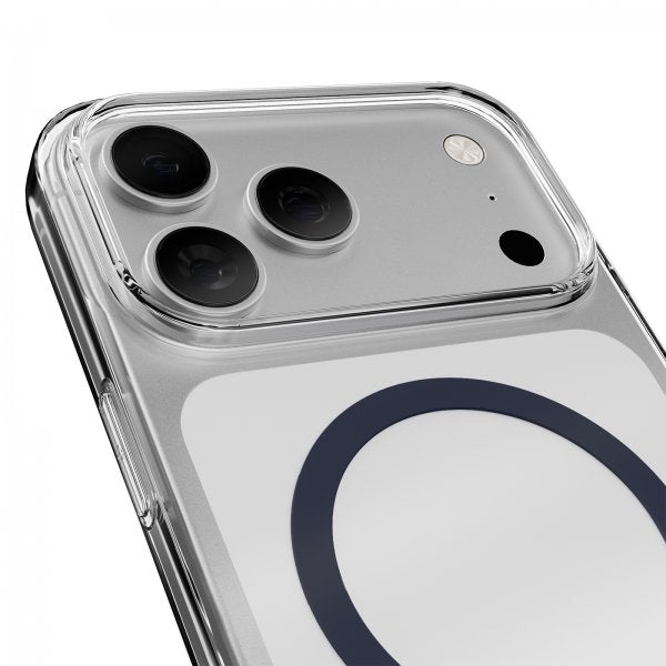 Puro iPhone 17 Pro Deksel Lite Mag Transparent Blå