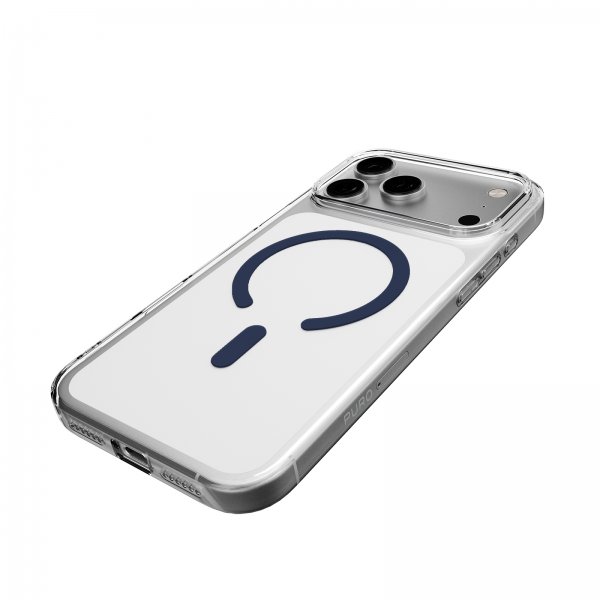 Puro iPhone 17 Pro Deksel Lite Mag Transparent Blå