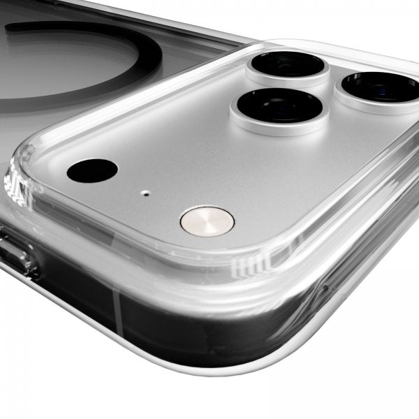 Puro iPhone 17 Pro Deksel Lite Mag Transparent Svart