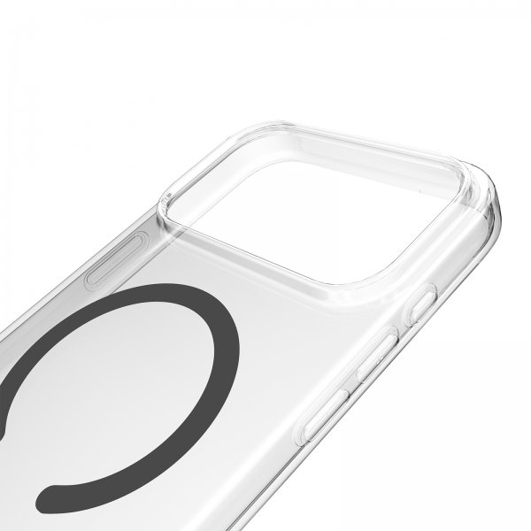Puro iPhone 17 Pro Deksel Lite Mag Transparent Grå