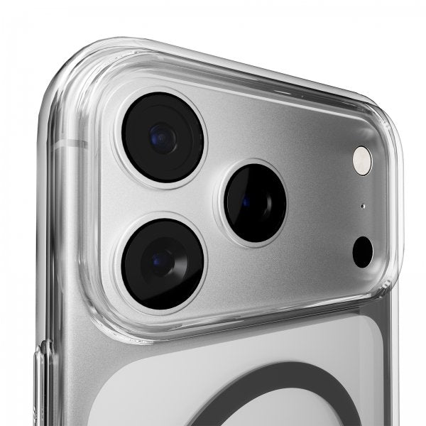 Puro iPhone 17 Pro Deksel Lite Mag Transparent Svart
