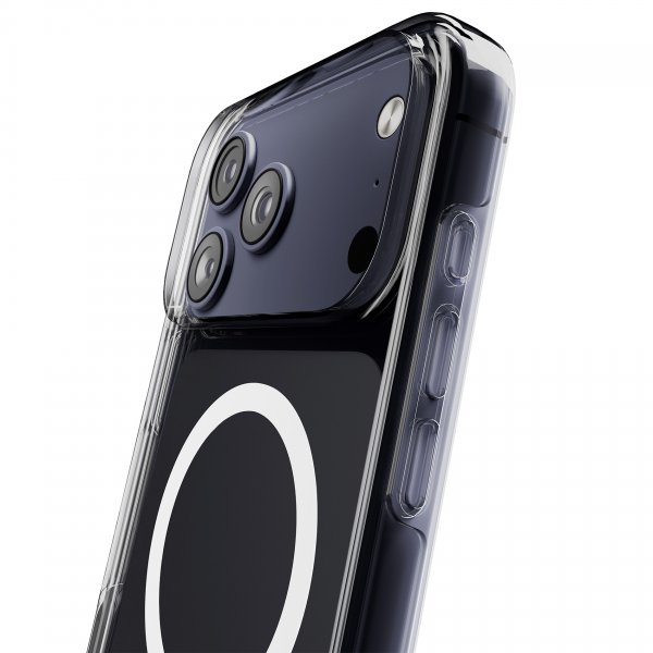 Puro iPhone 17 Pro Max Deksel Impact Clear D3O MagSafe Transparent