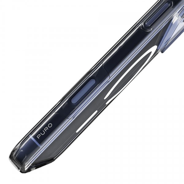Puro iPhone 17 Pro Max Deksel Impact Clear D3O MagSafe Transparent