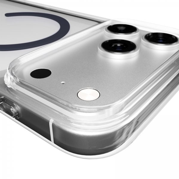 Puro iPhone 17 Pro Max Deksel Lite Mag Transparent Blå