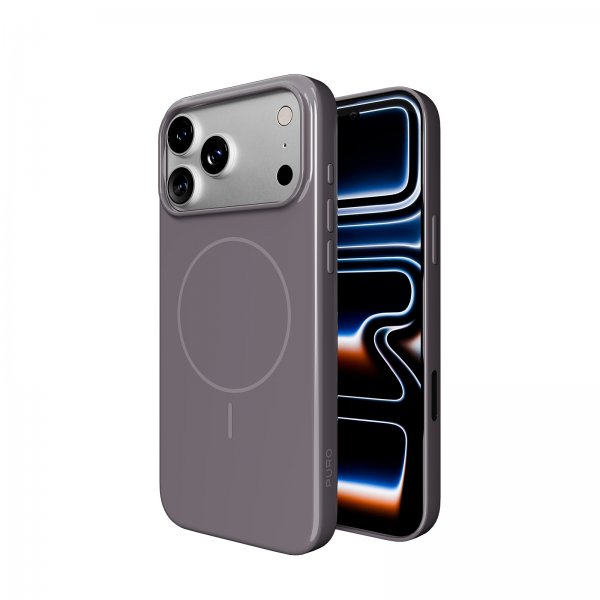 Puro iPhone 17 Pro Max Deksel Pulse MagSafe Lysegrå