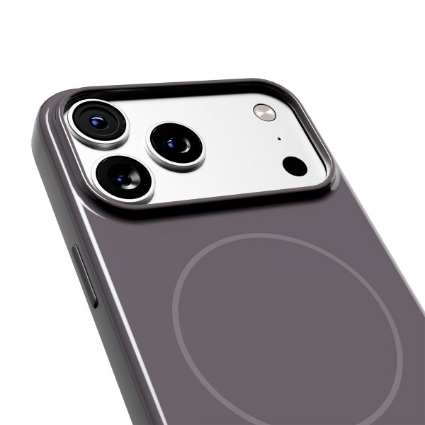 Puro iPhone 17 Pro Max Deksel Pulse MagSafe Lysegrå