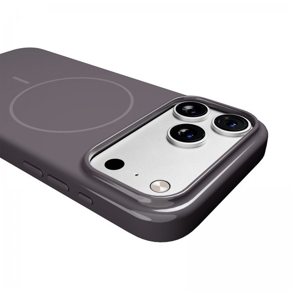 Puro iPhone 17 Pro Max Deksel Pulse MagSafe Lysegrå