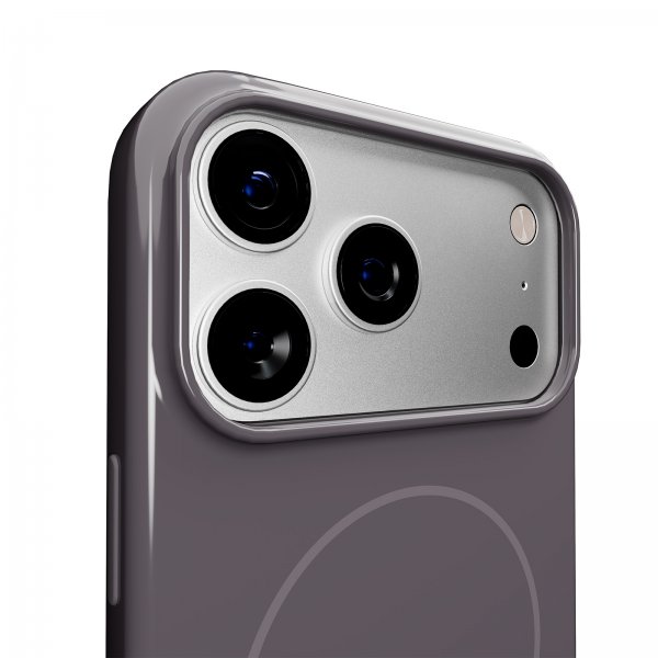 Puro iPhone 17 Pro Max Deksel Pulse MagSafe Lysegrå
