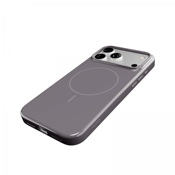 Puro iPhone 17 Pro Max Deksel Pulse MagSafe Lysegrå