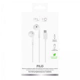 Puro Kablede Hodetelefoner Filo USB-C Hvit