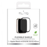 Puro Apple Watch 40mm (Series 4/5/6/SE) Skjermbeskytter Flexible Shield