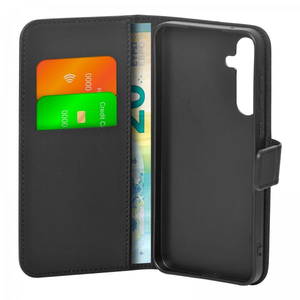 Puro Samsung Galaxy A55 Etui Wallet Stand Svart