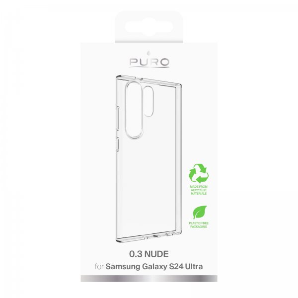 Puro Samsung Galaxy S24 Ultra Deksel Nude Transparent