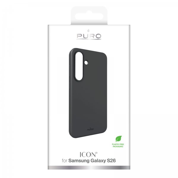 Puro Samsung Galaxy S26 Deksel Icon Svart