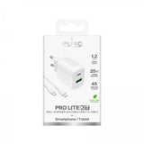 Puro Lader med Kabel ProLite Kit USB-C 25W 1.2m Hvit