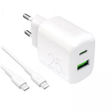 Puro Lader med Kabel ProLite Kit USB-C 25W 1.2m Hvit