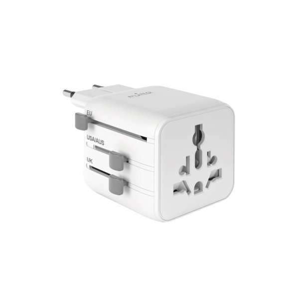 Puro Rese Adapter Pro Travel Hvid
