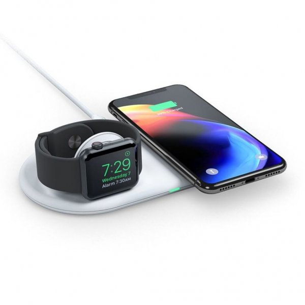 ALOGIC Rask Trådløs Laderstasjon for Apple Watch og iPhone