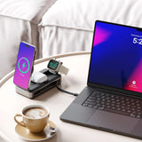 Alogic Powerbank Roam 21 000mAh 6-in-1 Qi2 100W USB-C Svart