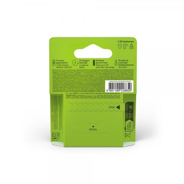 GP Recharge AA Battery 2100mAh 4-pack