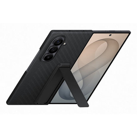 Samsung Original Samsung Galaxy Z Fold 8 Ultra Deksel Carbon Standing Case Svart