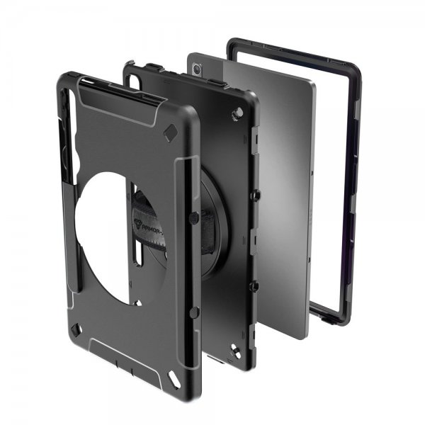 Armor-X Lenovo Tab P11 Pro (2nd gen) TB132 TB138 Deksel Rainproof Rugged Case Hand Strap Kickstand