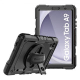 Armor-X Samsung Galaxy Tab A9 Deksel Rainproof Rugged Case Hand Strap Kickstand