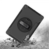 Armor-X Samsung Galaxy Tab S9 FE Plus Deksel Rainproof Rugged Case Hand Strap Kickstand