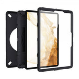 Armor-X Samsung Galaxy Tab S9 FE Plus Deksel Rainproof Rugged Case Hand Strap Kickstand
