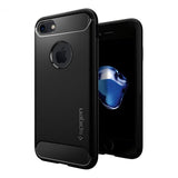 Spigen iPhone 7/8/SE Deksel Rugged Armor Matte Black