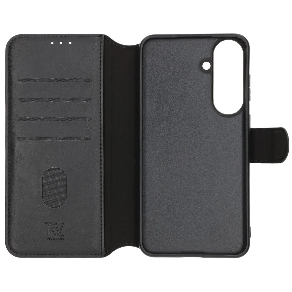 Rvelon Samsung Galaxy S26 FE Etui 4 Kortlomme Svart