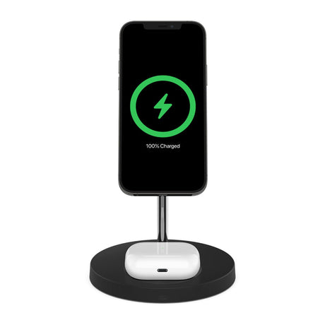 Rvelon 2-i-1 Trådløs lader 15W MagSafe