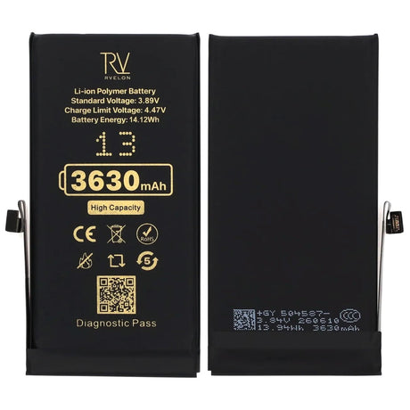 Rvelon Batteri for iPhone 13 – 3630 mAh høy kapasitet