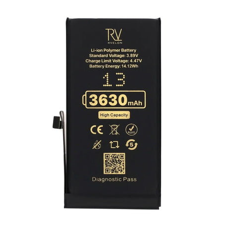 Rvelon Batteri for iPhone 13 – 3630 mAh høy kapasitet
