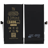 Rvelon Batteri for iPhone 13 Mini – 2406 mAh original kapasitet