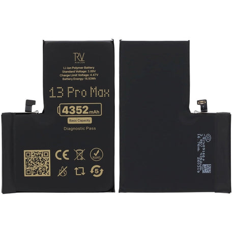 Rvelon Batteri for iPhone 13 Pro Max – 4352 mAh original kapasitet