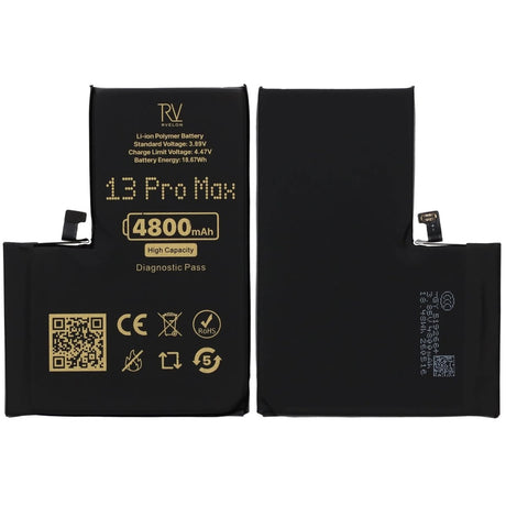 Rvelon Batteri for iPhone 13 Pro Max – 4800 mAh høy kapasitet