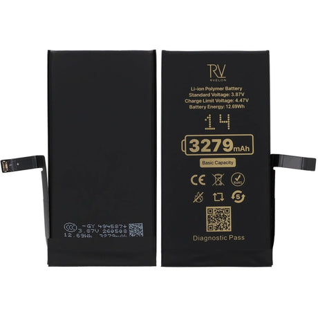 Rvelon Batteri for iPhone 14 – 3279 mAh original kapasitet