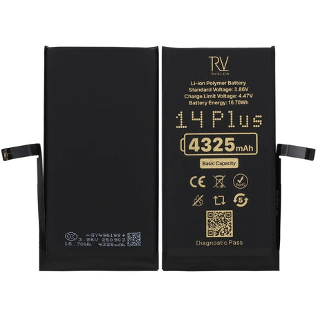 Rvelon Batteri for iPhone 14 Plus – 4325 mAh original kapasitet
