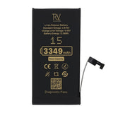 Rvelon Batteri for iPhone 15 – 3349 mAh original kapasitet