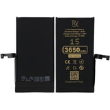 Rvelon Batteri for iPhone 15 – 3650 mAh høy kapasitet